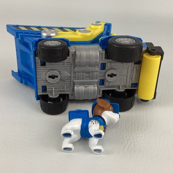Paw Patrol Rubble & Crew Wheeler Action Figure Construction Dump Truck Vehicle - Picture 8 of 8